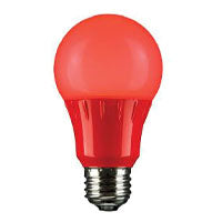SUNLITE A19/3W/R/LED RED 80148-SU
