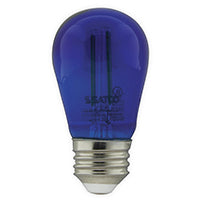 SATCO 1W/LED/S14/BLUE/120V/ND/4PK #S8023