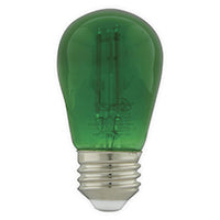 SATCO 1W/LED/S14/GREEN/120V/ND/4PK #S8024