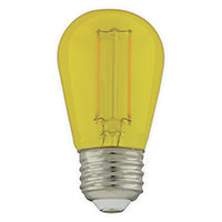 SATCO 1W/LED/S14/YELLOW/120V/ND/4PK #S8025 S8025