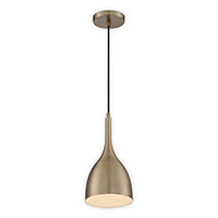 NUVO LIGHTING BELLCAP 1LT SMALL PENDANT BB #60/7076