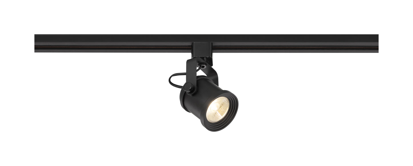 NUVO LIGHTING 12W LED FORGED TRACK HEAD BLK 24 DEG #TH488