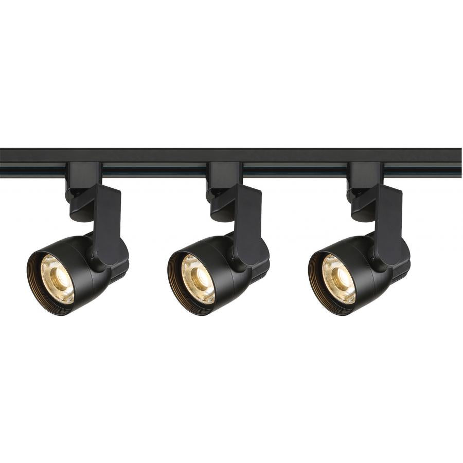 NUVO LIGHTING TRACK KIT 12W LED ANGLE ARM BLK #TK424 TK424