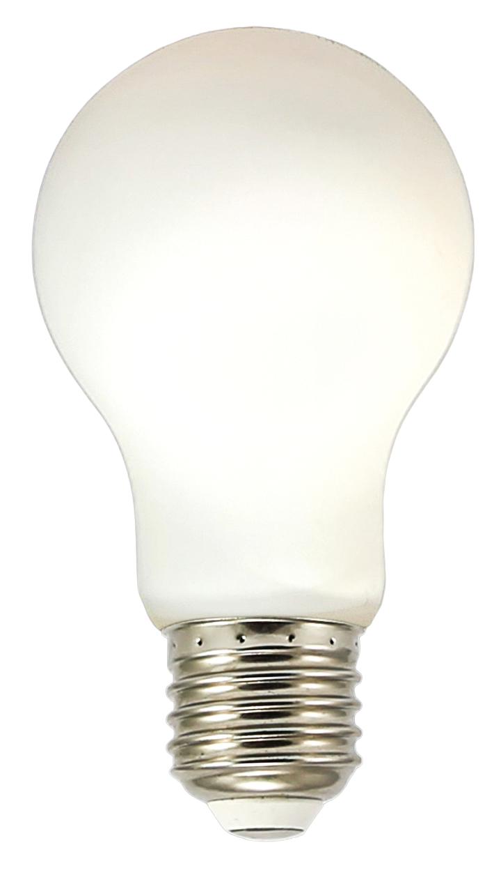 E26 Base 6W 120V 320° 2700K-1800K Matte White Porcelain Dim to Warm #A19A6W2718W