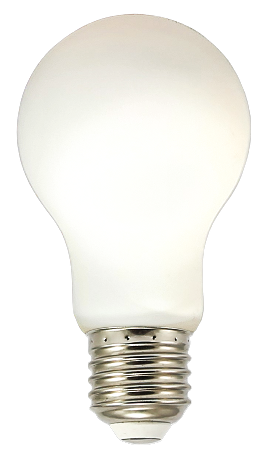 E26 Base 6W 120V 320° 2700K-1800K Matte White Porcelain Dim to Warm #A19A6W2718W