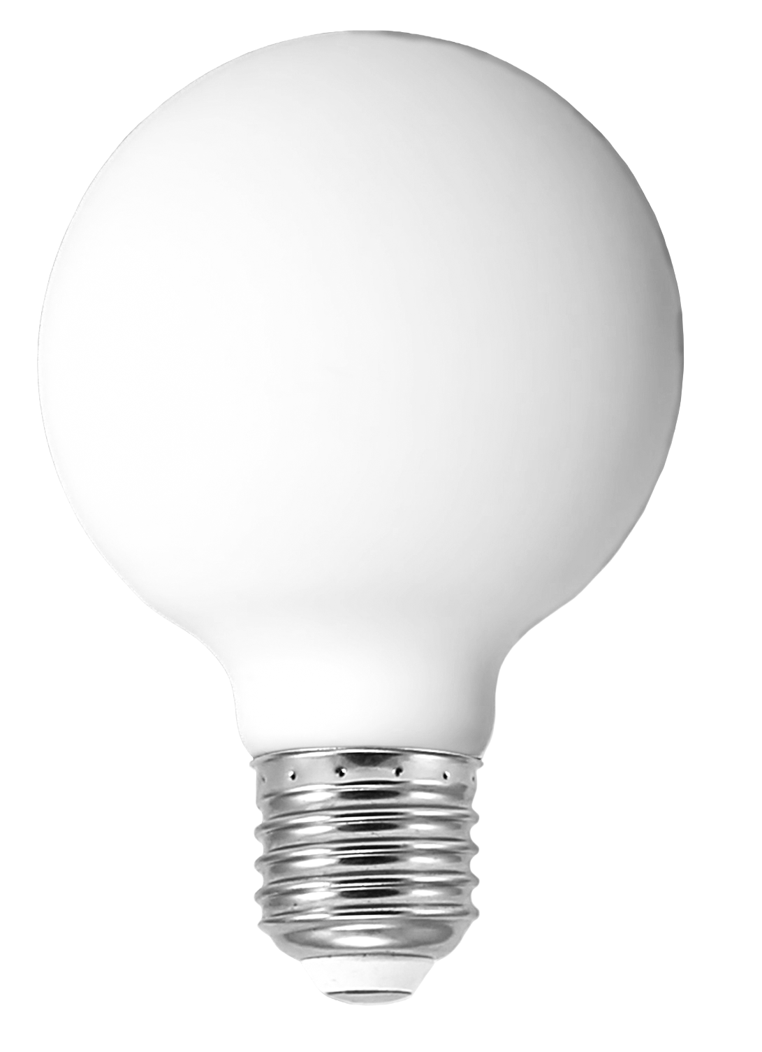 SUNLIGHT2 E26 BASE 6W 120V 320° 2700K-1800K MATTE WHITE PORCELAIN DIM TO WARM #G25A6W2718W G25A6W2718WDW-4 (4-PACK)