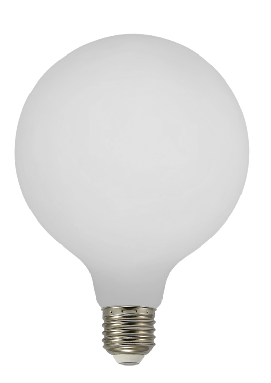 E26 Base 7W 120V 320° 2700K-1800K Matte White Porcelain Dim to Warm #G40A7W2718W