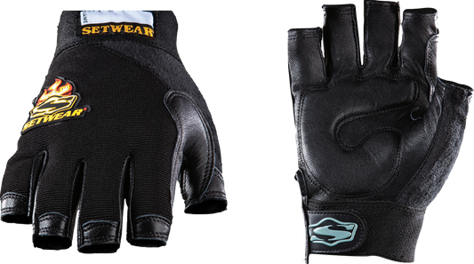SETWEAR LEATHER FINGERLESS GLOVE - X-LARGE SWF-05-011